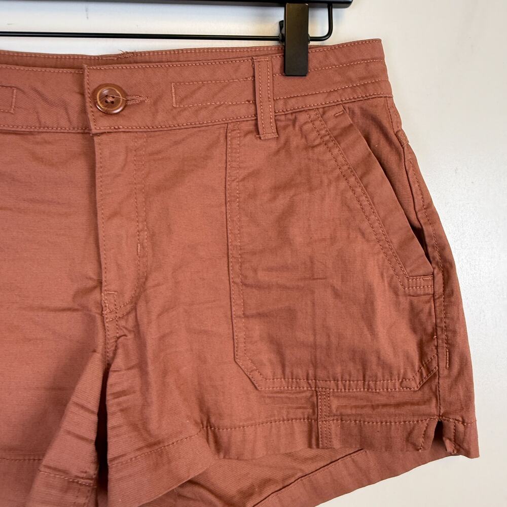 Prana Elle Shorts Womens Orange Red - 8 29 - Picture 2 of 9